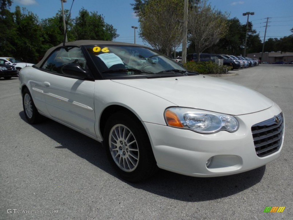 Stone White 2006 Chrysler Sebring Touring Convertible Exterior Photo #80148747