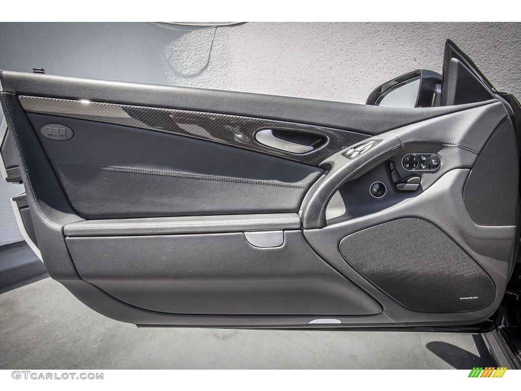 2011 Mercedes-Benz SL 63 AMG Roadster Black Door Panel Photo #80149317