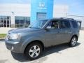 Polished Metal Metallic 2011 Honda Pilot EX-L 4WD Exterior