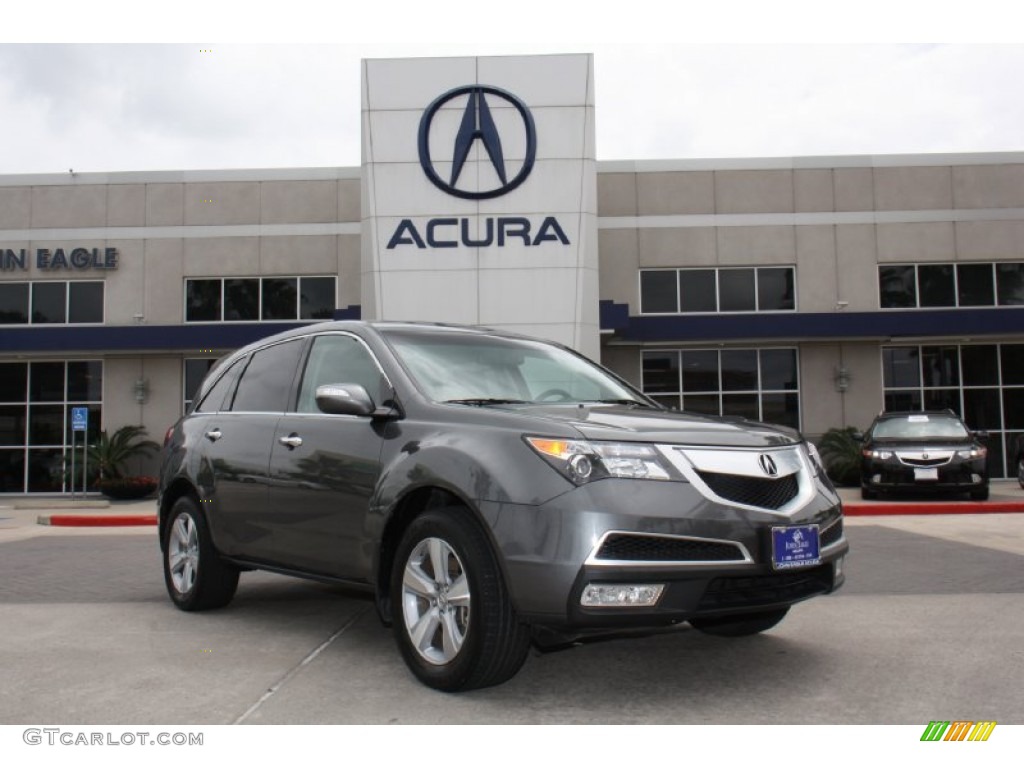 2010 MDX  - Polished Metal Metallic / Ebony photo #1