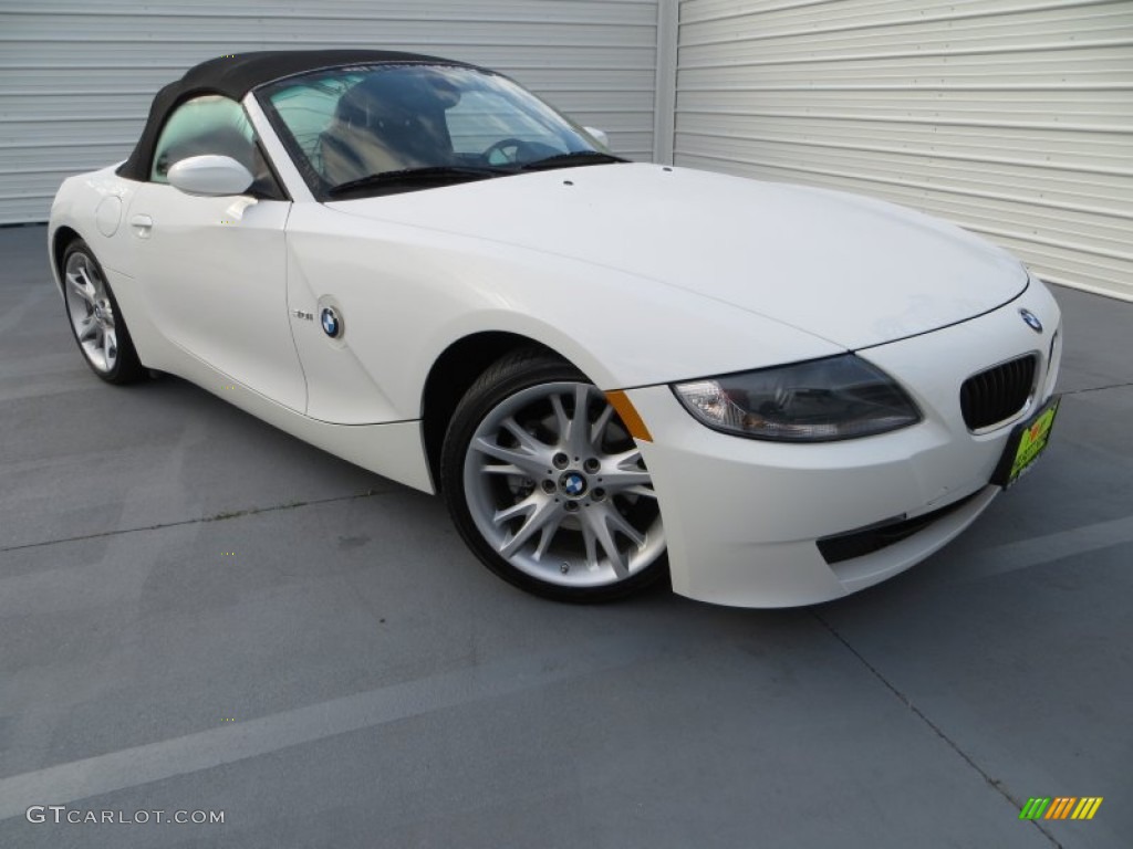 Alpine White 2008 BMW Z4 3.0i Roadster Exterior Photo #80151435