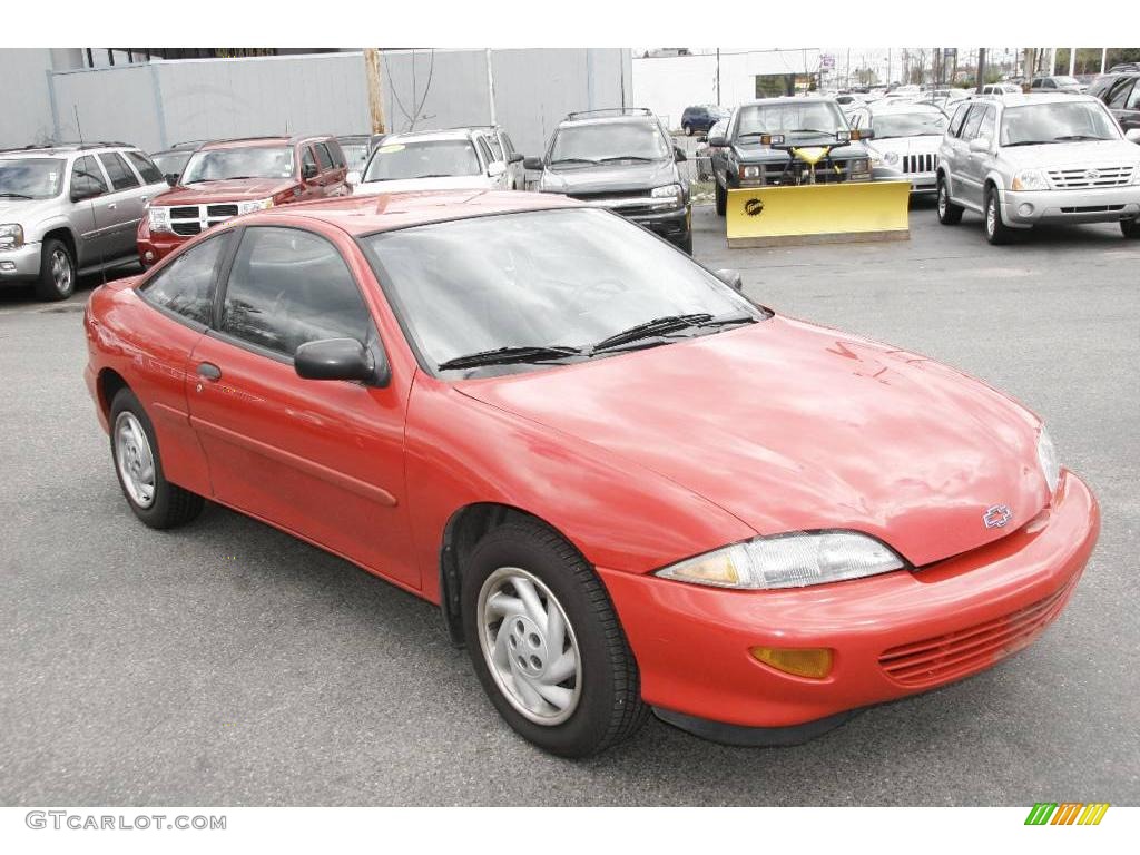 1999 Cavalier Coupe - Bright Red / Graphite photo #3