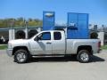 2010 Sheer Silver Metallic Chevrolet Silverado 2500HD LT Extended Cab 4x4  photo #2