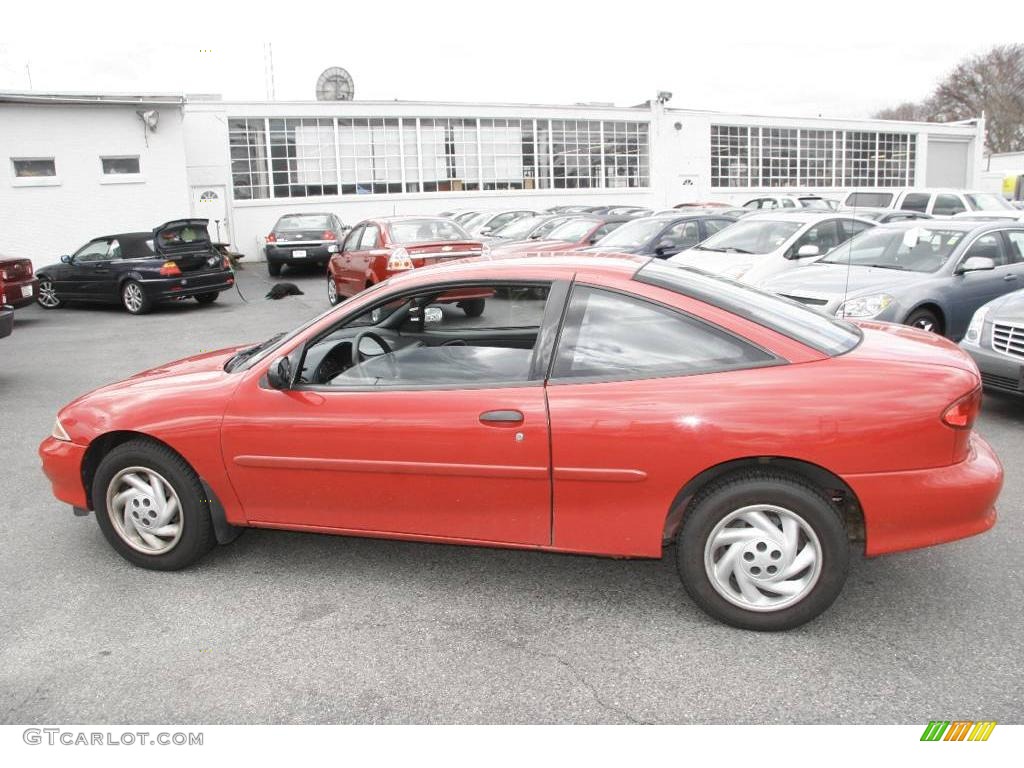 1999 Cavalier Coupe - Bright Red / Graphite photo #7