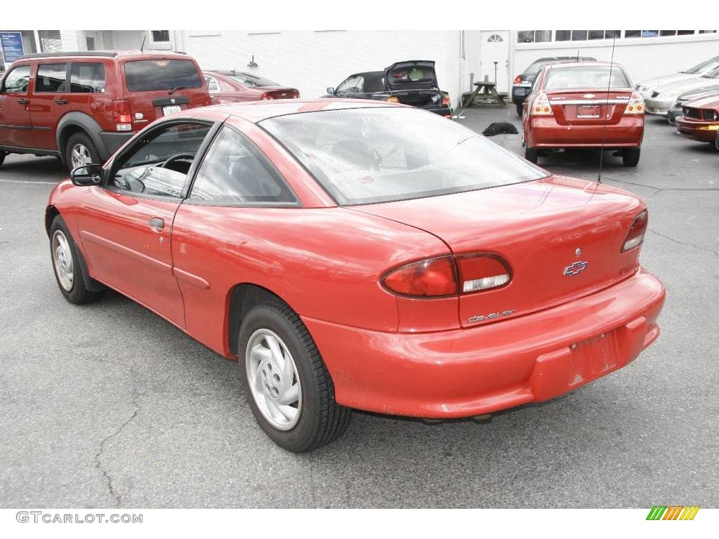 1999 Cavalier Coupe - Bright Red / Graphite photo #8