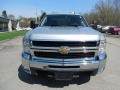 2010 Sheer Silver Metallic Chevrolet Silverado 2500HD LT Extended Cab 4x4  photo #12