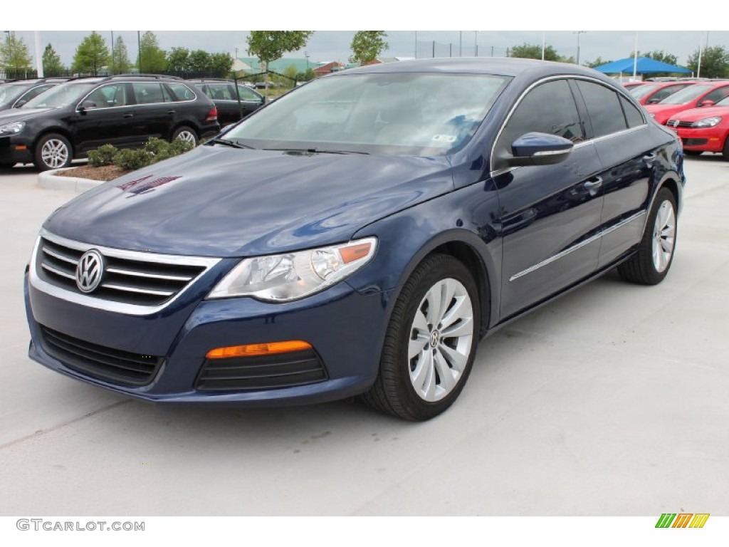 Shadow Blue Metallic 2011 Volkswagen CC Sport Exterior Photo #80153705