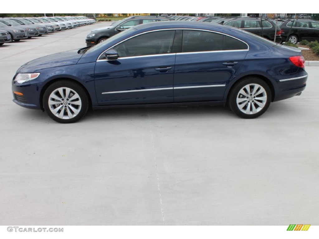 Shadow Blue Metallic 2011 Volkswagen CC Sport Exterior Photo #80153743