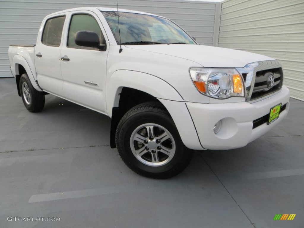 Super White Toyota Tacoma