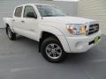 2010 Super White Toyota Tacoma V6 SR5 PreRunner Double Cab  photo #2