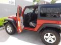 2010 Flame Red Jeep Wrangler Rubicon 4x4  photo #9