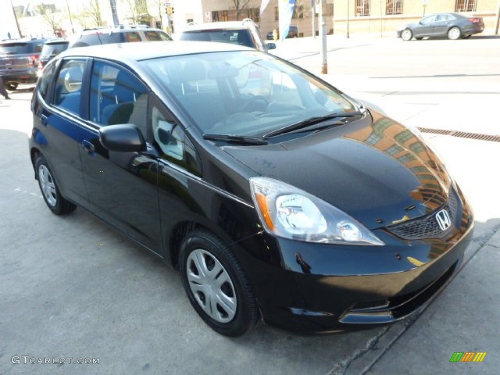 2010 Fit  - Crystal Black Pearl / Gray photo #3