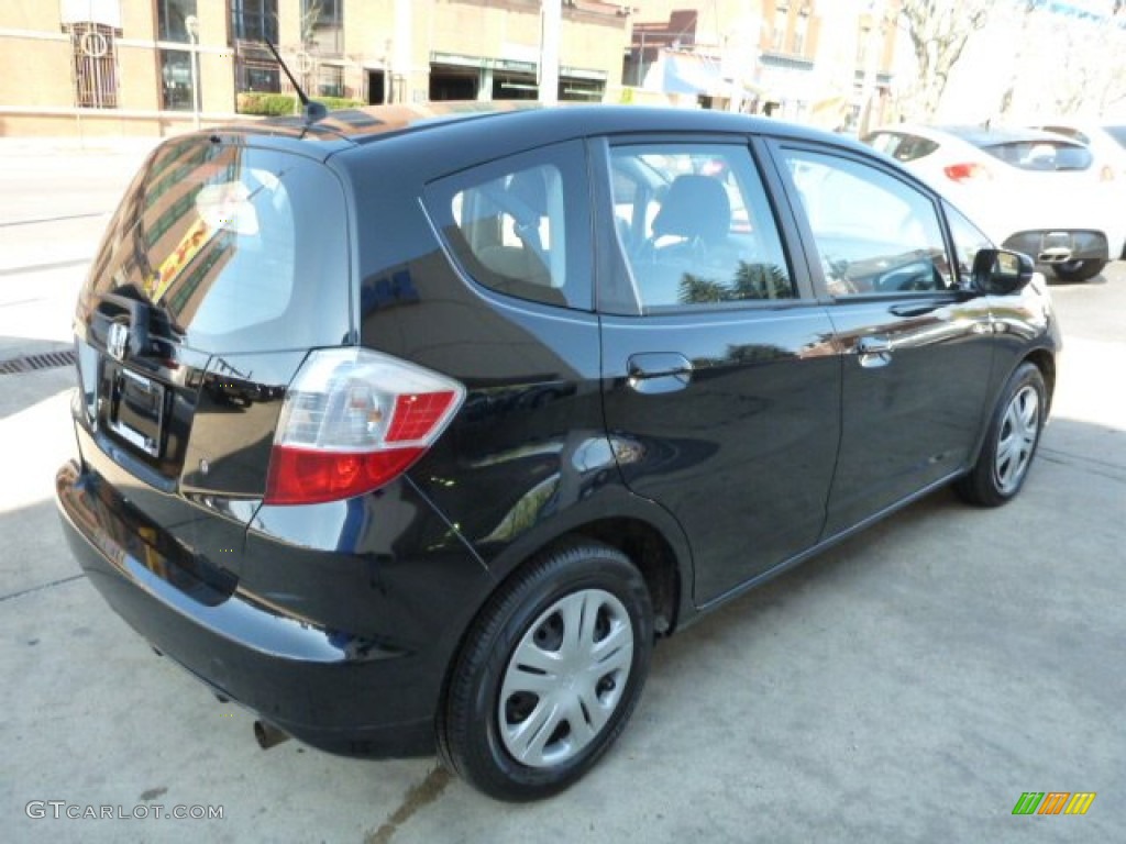 2010 Fit  - Crystal Black Pearl / Gray photo #11