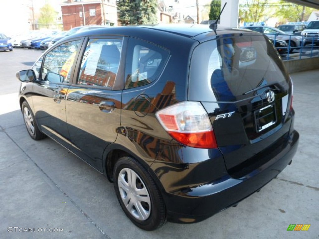 2010 Fit  - Crystal Black Pearl / Gray photo #12