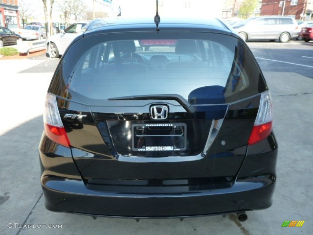 2010 Fit  - Crystal Black Pearl / Gray photo #17