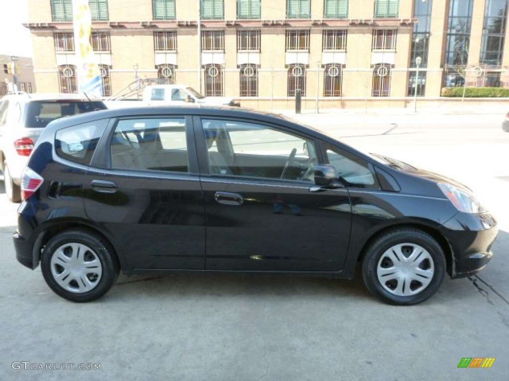 2010 Fit  - Crystal Black Pearl / Gray photo #18