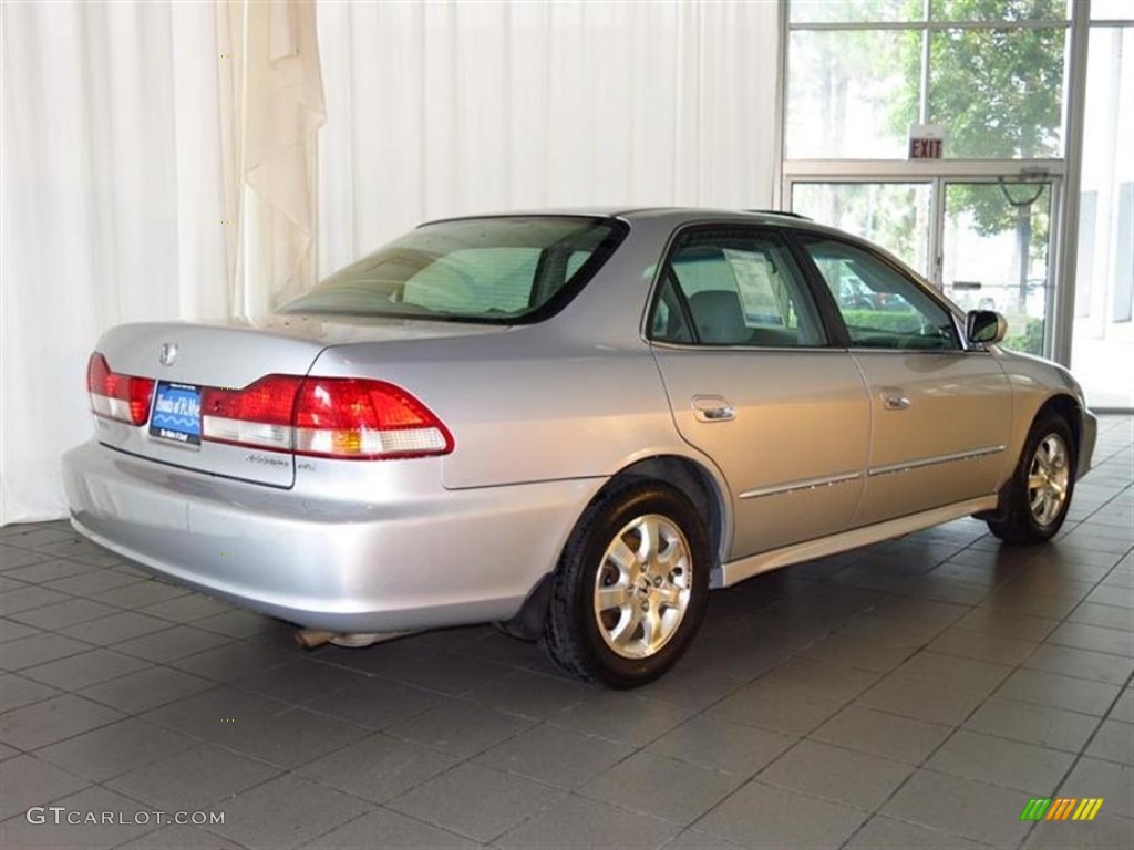 2002 Accord EX Sedan - Satin Silver Metallic / Quartz Gray photo #3