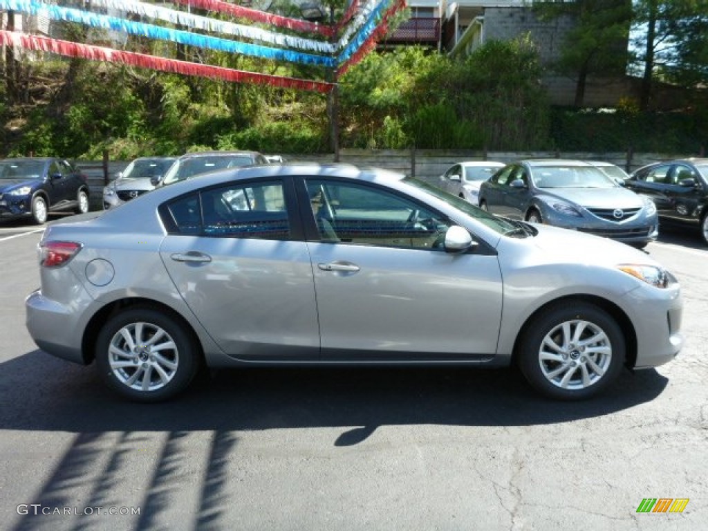 Liquid Silver Metallic 2013 Mazda MAZDA3 i Touring 4 Door Exterior Photo #80156532