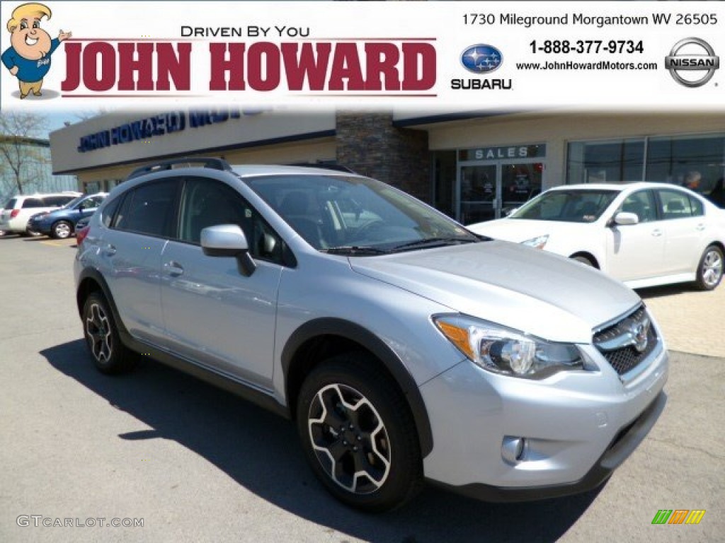 2013 XV Crosstrek 2.0 Limited - Ice Silver Metallic / Black photo #1