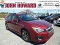 2013 Camellia Red Pearl Subaru Impreza 2.0i Sport Premium 5 Door  photo #1