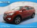 2013 Regal Red Pearl Hyundai Santa Fe Limited  photo #2