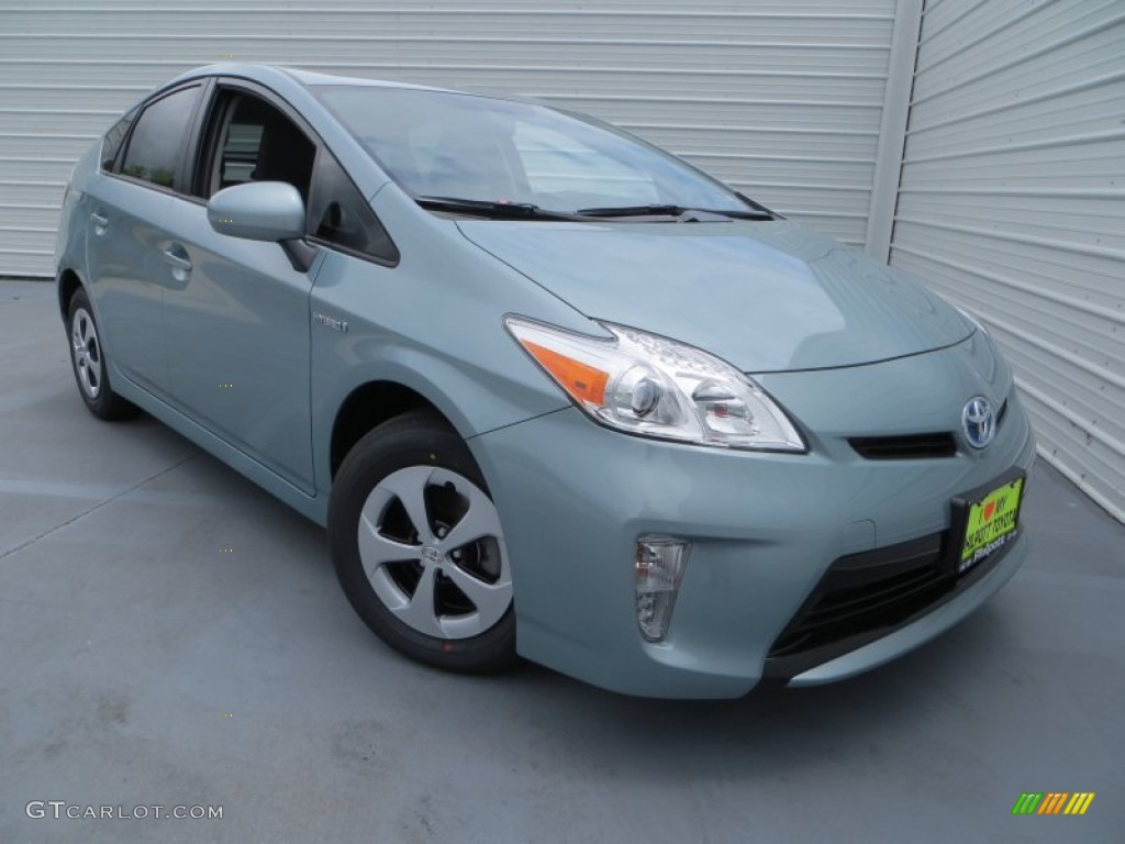 2013 Prius Two Hybrid - Sea Glass Pearl / Misty Gray photo #1