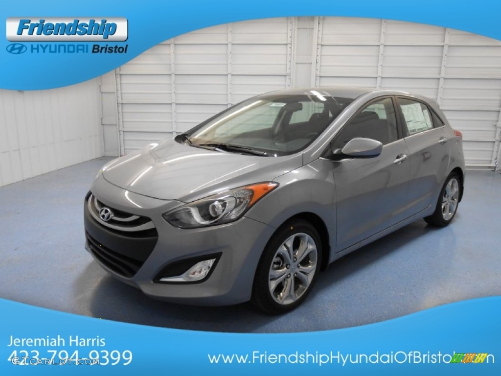 2013 Elantra GT - Titanium Gray Metallic / Black photo #2