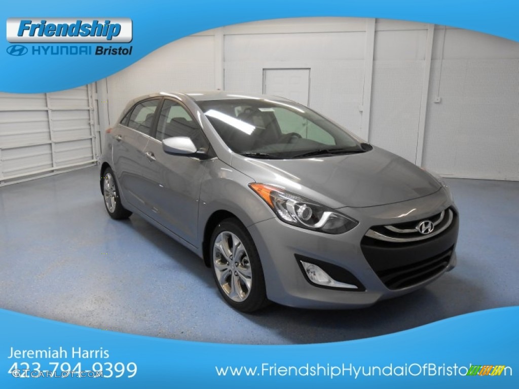 2013 Elantra GT - Titanium Gray Metallic / Black photo #4