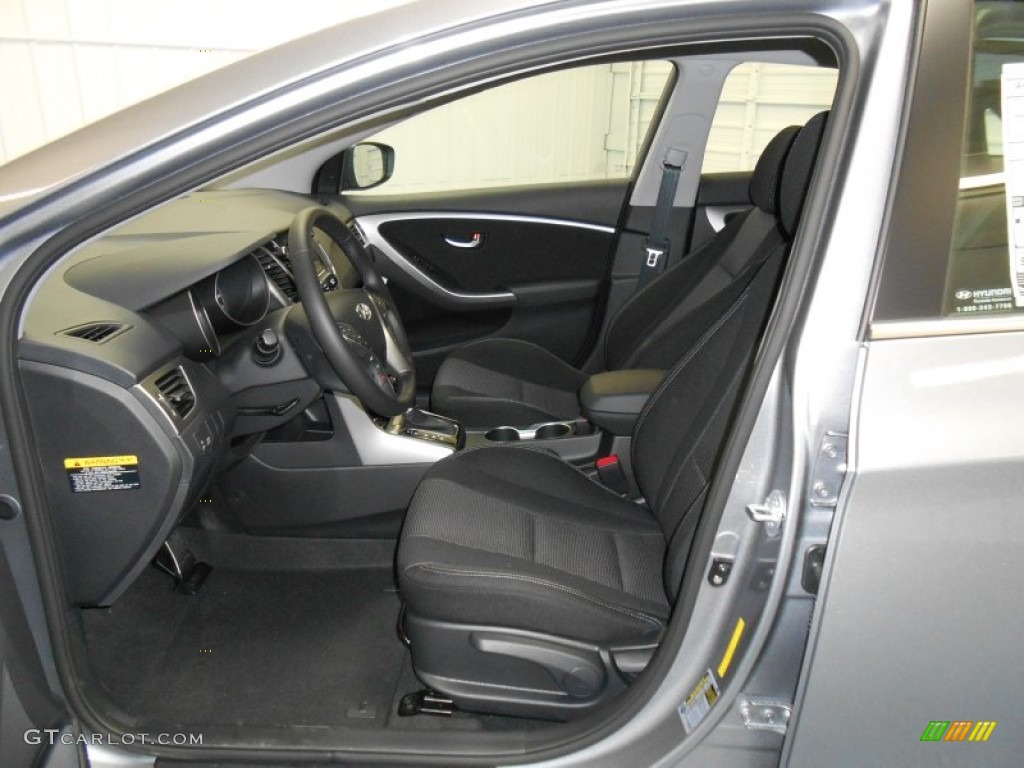 2013 Elantra GT - Titanium Gray Metallic / Black photo #6