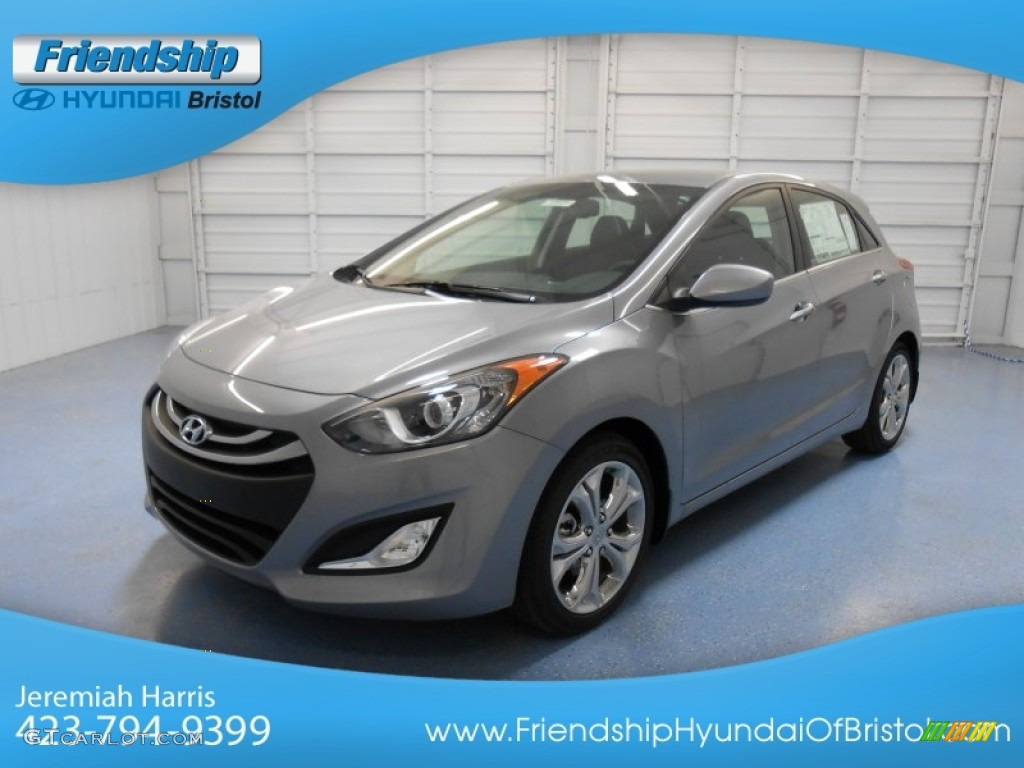 2013 Elantra GT - Titanium Gray Metallic / Black photo #2