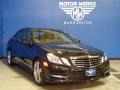 2012 Obsidian Black Metallic Mercedes-Benz E 350 4Matic Sedan  photo #1