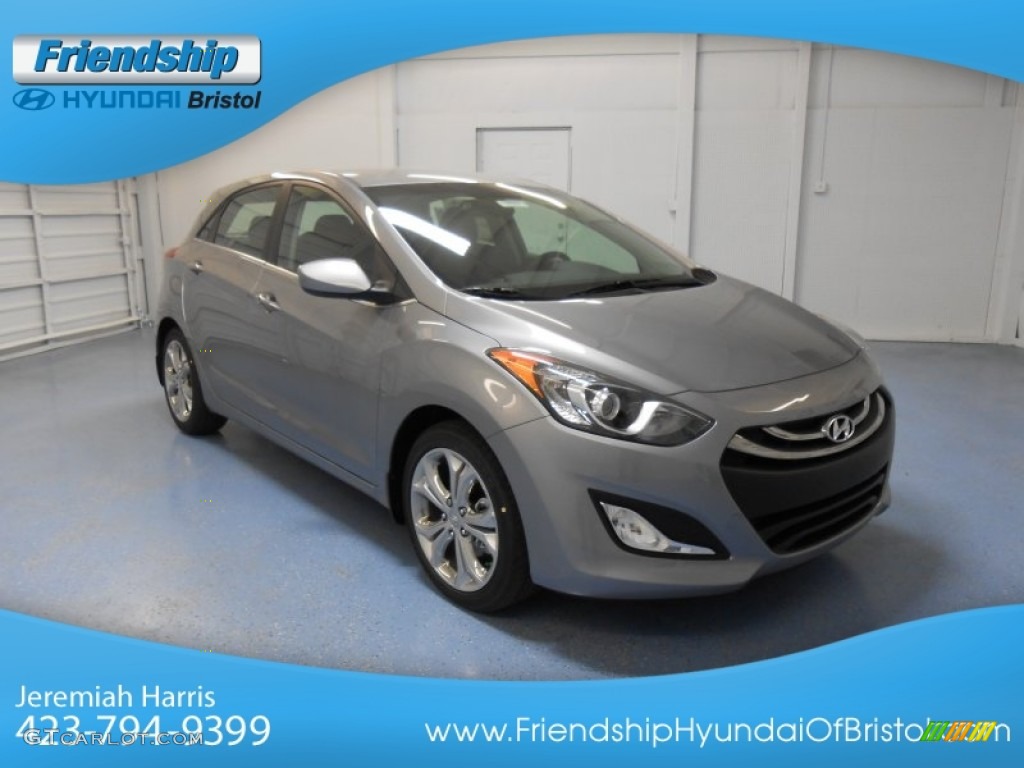 2013 Elantra GT - Titanium Gray Metallic / Black photo #4