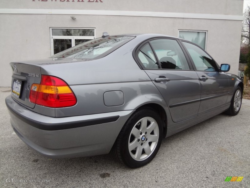 2005 3 Series 325xi Sedan - Silver Grey Metallic / Black photo #8