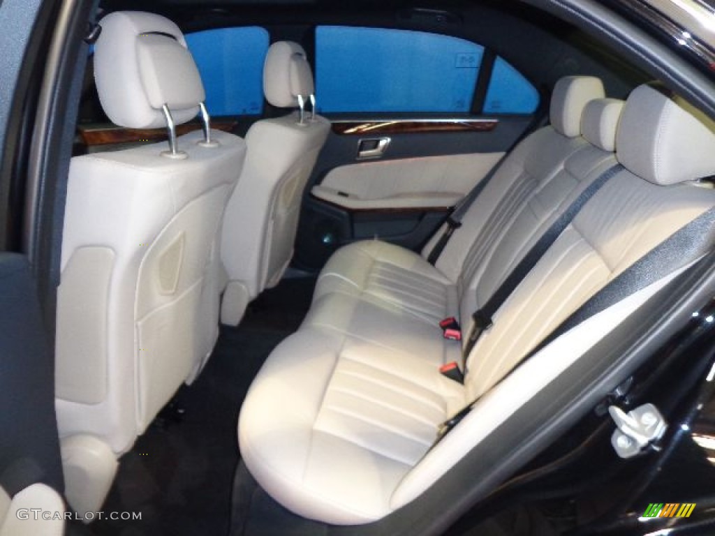 2012 Mercedes-Benz E 350 4Matic Sedan Rear Seat Photo #80161962