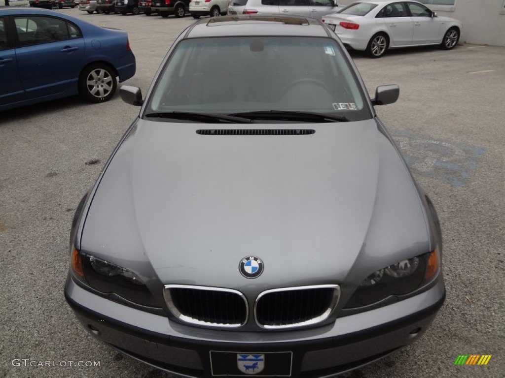 2005 3 Series 325xi Sedan - Silver Grey Metallic / Black photo #11