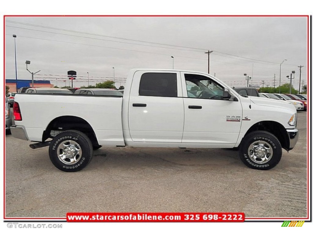 2013 2500 Tradesman Crew Cab 4x4 - Bright White / Black/Diesel Gray photo #8