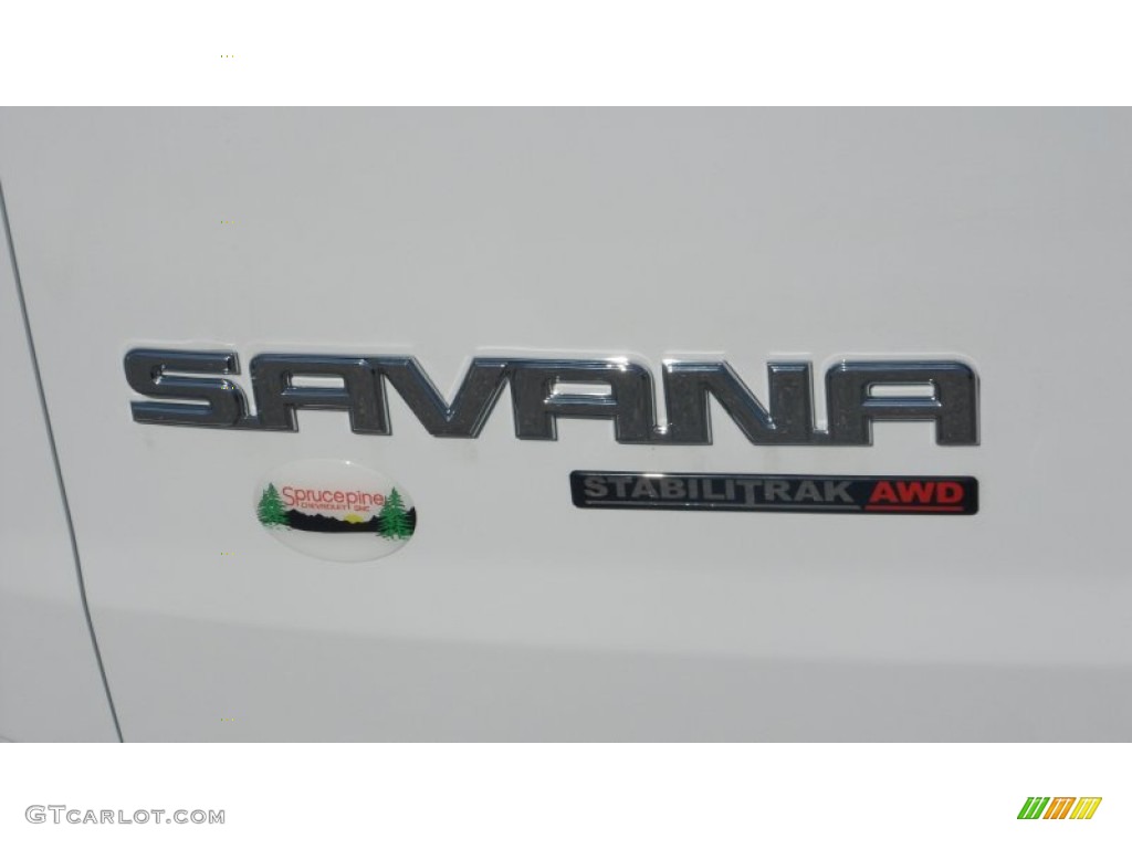 2013 Savana Van LT 1500 AWD Passenger - Summit White / Medium Pewter photo #8
