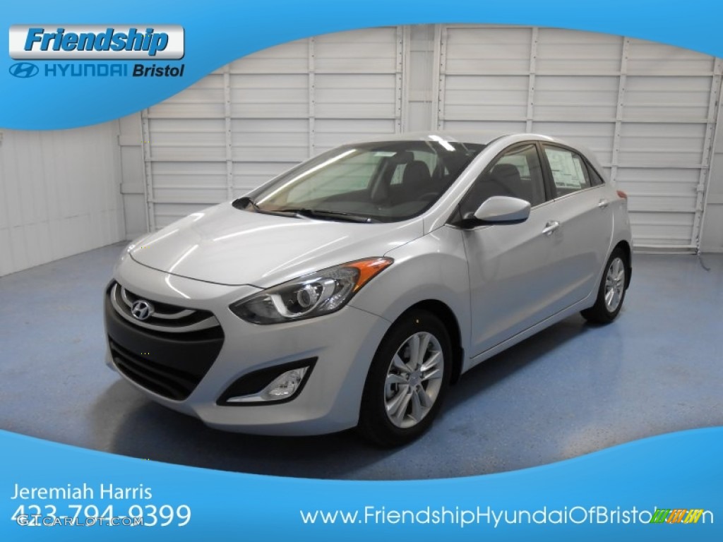 2013 Elantra GT - Silver / Black photo #2
