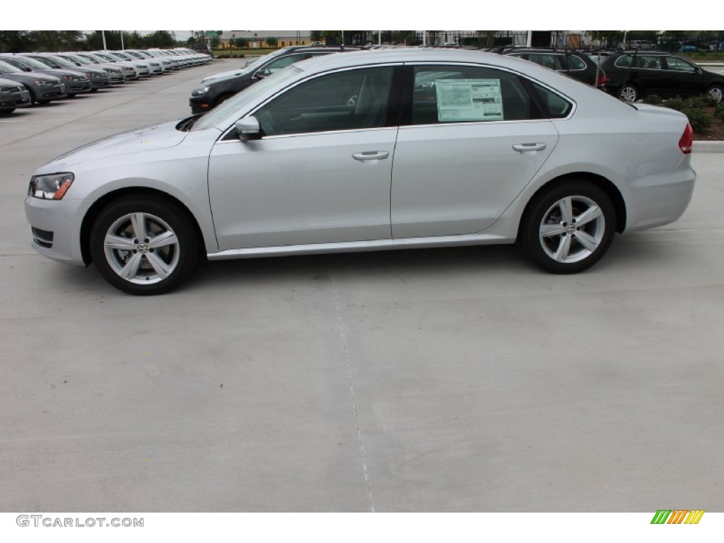 2013 Passat 2.5L SE - Reflex Silver Metallic / Titan Black photo #5