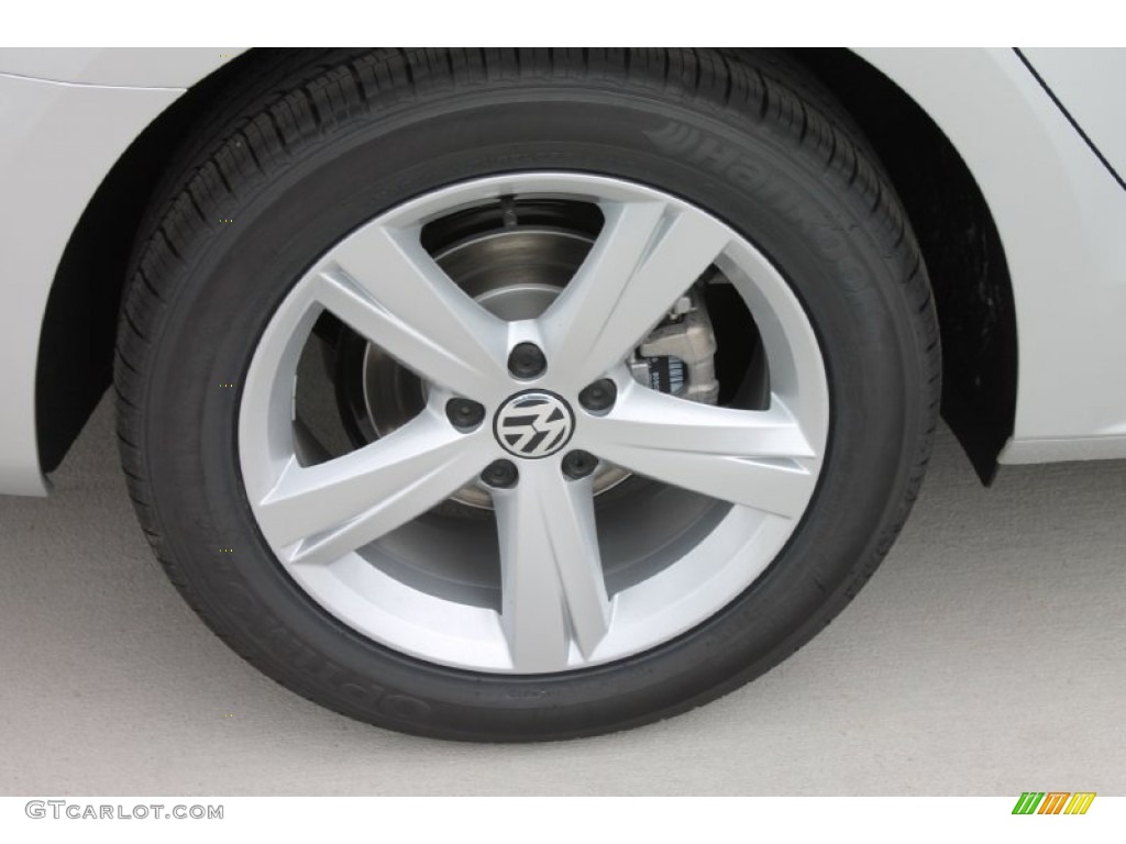 2013 Passat 2.5L SE - Reflex Silver Metallic / Titan Black photo #9