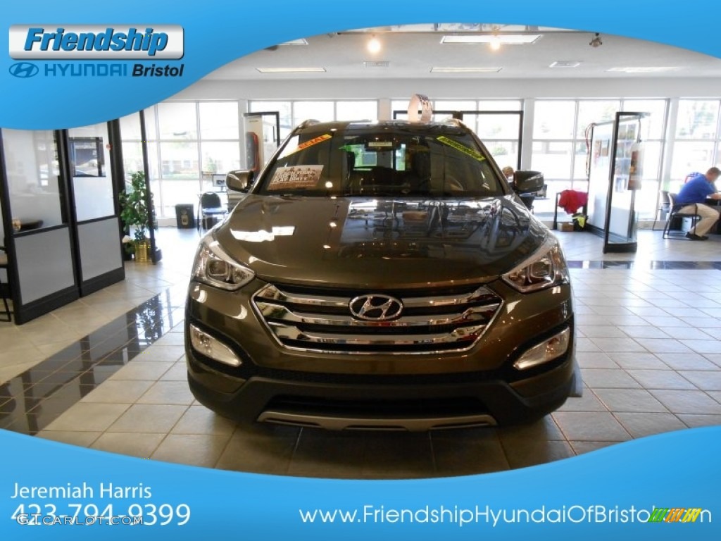 2013 Santa Fe Sport 2.0T - Cabo Bronze / Beige photo #3