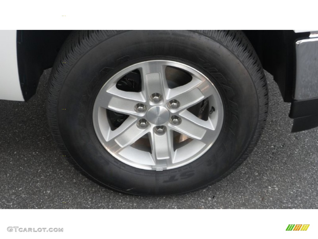 2013 Sierra 1500 SLE Crew Cab 4x4 - Summit White / Ebony photo #6