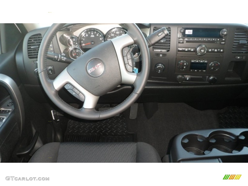 2013 Sierra 1500 SLE Crew Cab 4x4 - Summit White / Ebony photo #21