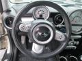 2007 Mini Cooper Pacific Blue/Carbon Black Interior Steering Wheel Photo