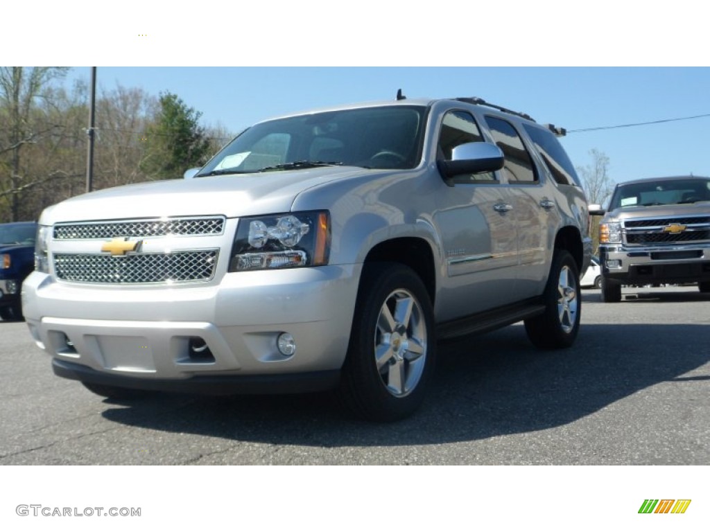 2013 Tahoe LTZ 4x4 - Silver Ice Metallic / Ebony photo #2