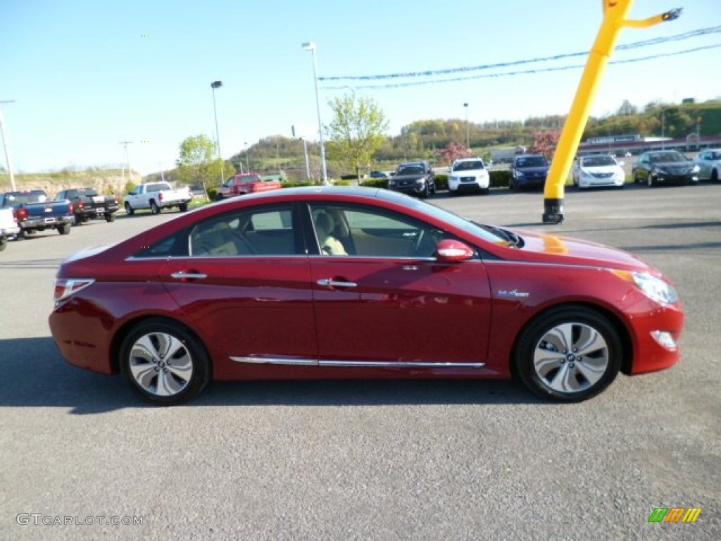 Venetian Red Pearl 2013 Hyundai Sonata Hybrid Limited Exterior Photo #80165767