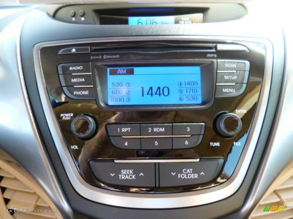 2013 Elantra GLS - Red Allure / Beige photo #18