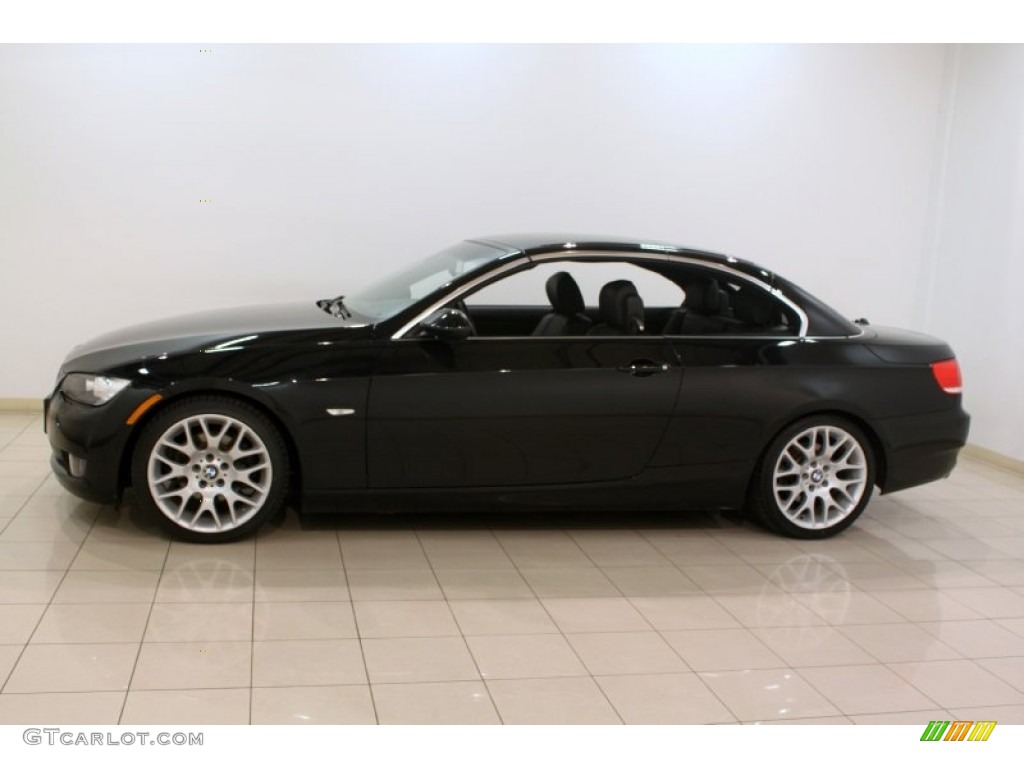 2007 3 Series 328i Convertible - Jet Black / Black photo #5