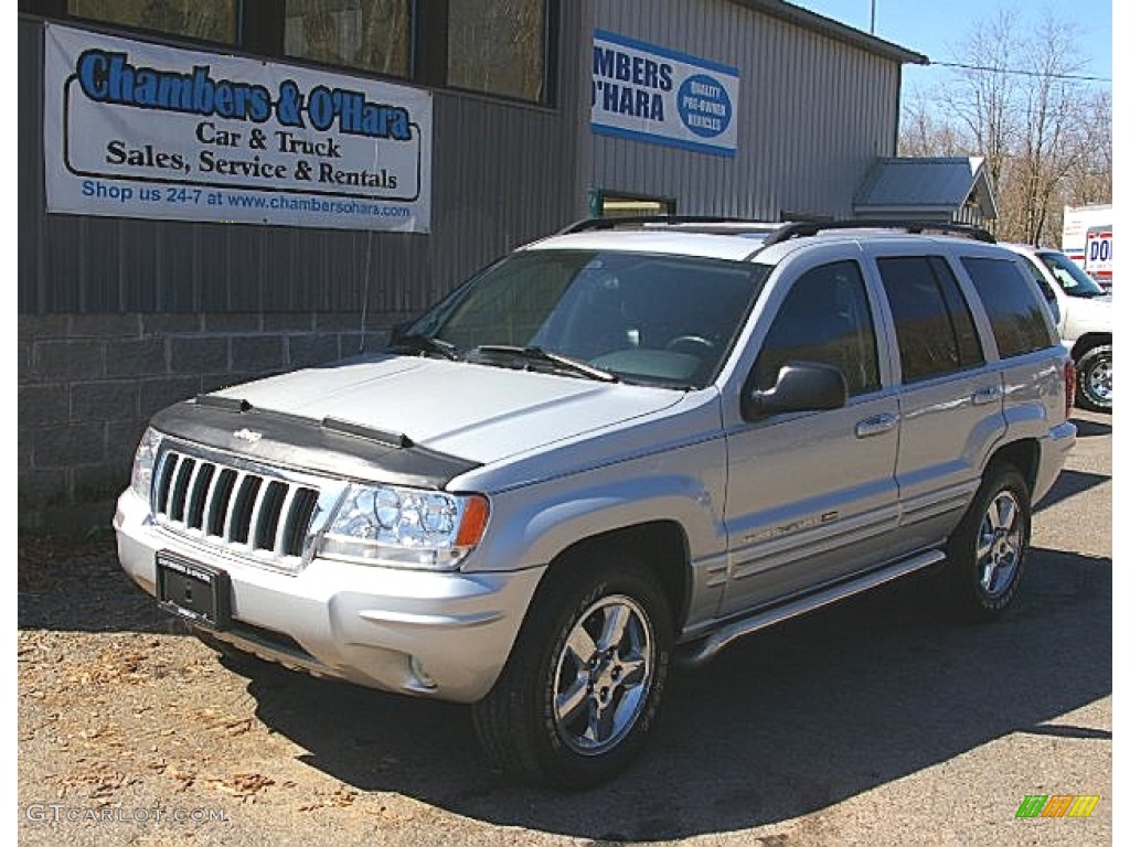 2004 Grand Cherokee Limited 4x4 - Bright Silver Metallic / Dark Slate Gray photo #1