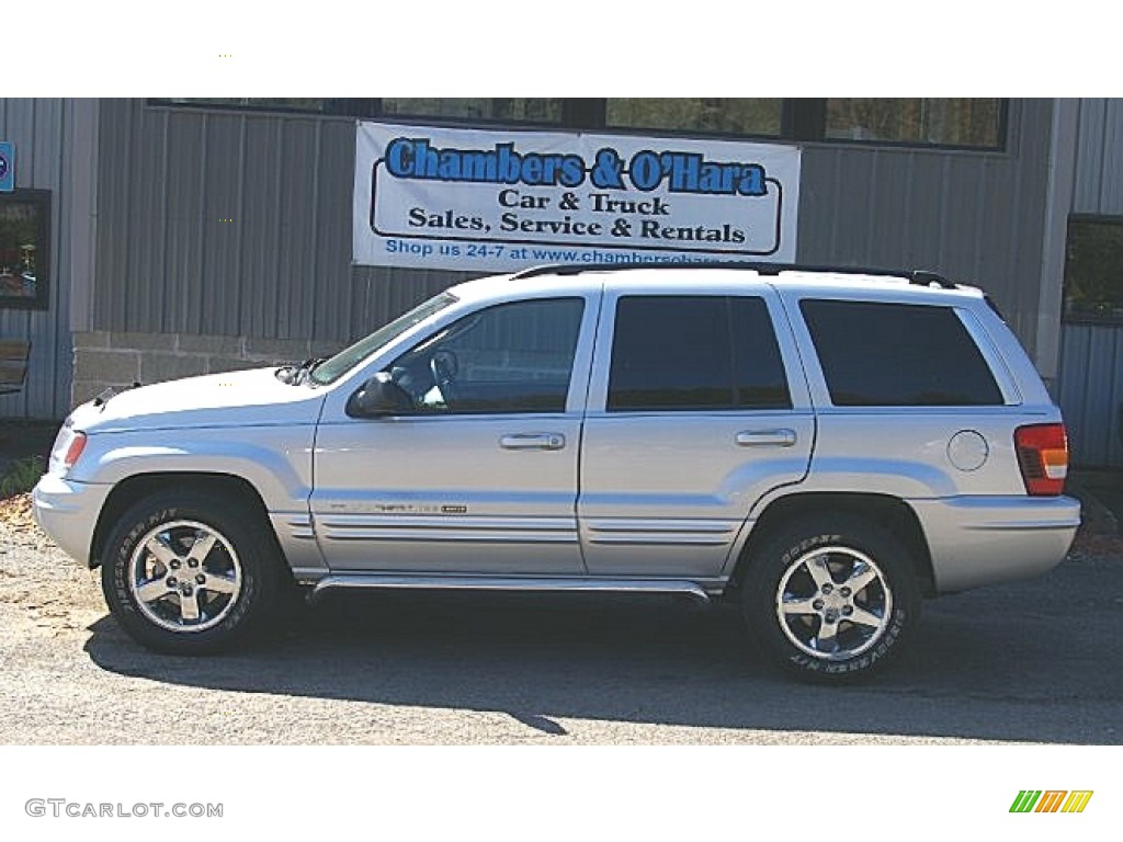 2004 Grand Cherokee Limited 4x4 - Bright Silver Metallic / Dark Slate Gray photo #2